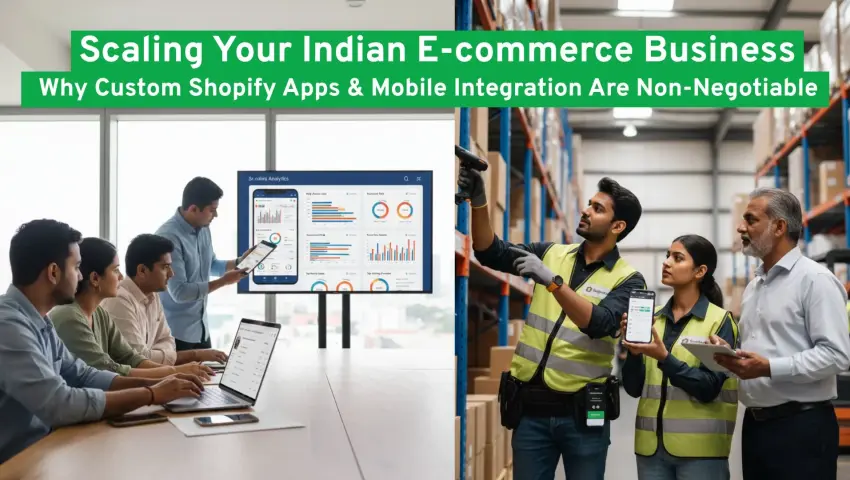 Scaling Your Indian E-commerce Business in 2026: Why Custom Shopify Apps & Mobile Integration Are Non-Negotiable