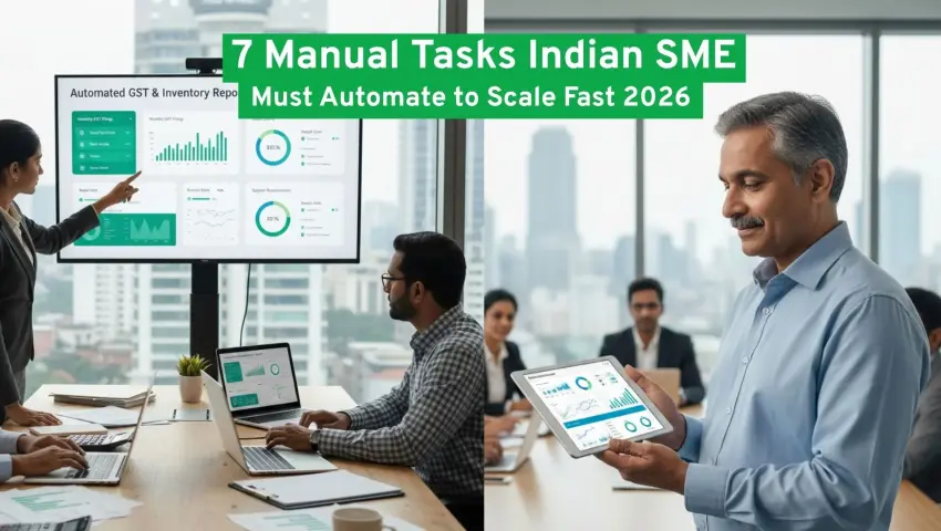 The 2026 Business Automation Checklist: 7 Manual Tasks Indian SMEs Must Automate to Scale Fast