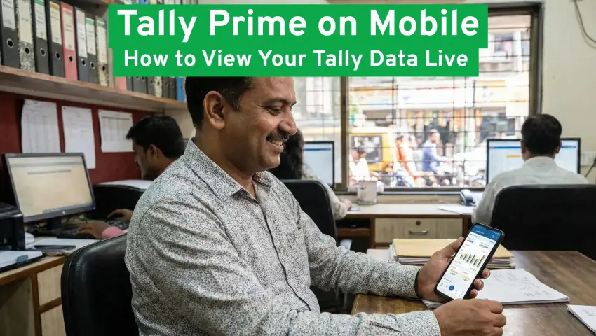 Tally Prime on Mobile: How to View Your Tally Data Live