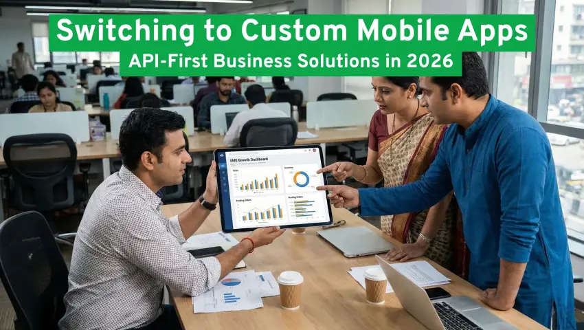 Beyond Off-the-Shelf: Why Indian SMEs Are Switching to Custom Mobile Apps and API-First Business Solutions in 2026