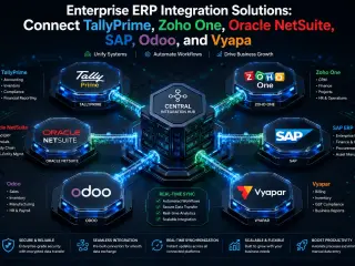 Enterprise ERP Integration Solutions: Connect TallyPrime, Zoho One, Oracle NetSuite,SAP, Odoo, and Vyapa