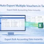 Enable Auto Export of Multiple Vouchers Add‑on for TallyPrime
