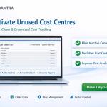 Enable Deactivate Cost Centre Masters