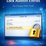 Enable Lock Audited Vouchers for Alterations