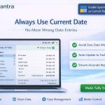Enable System Date as Current Date