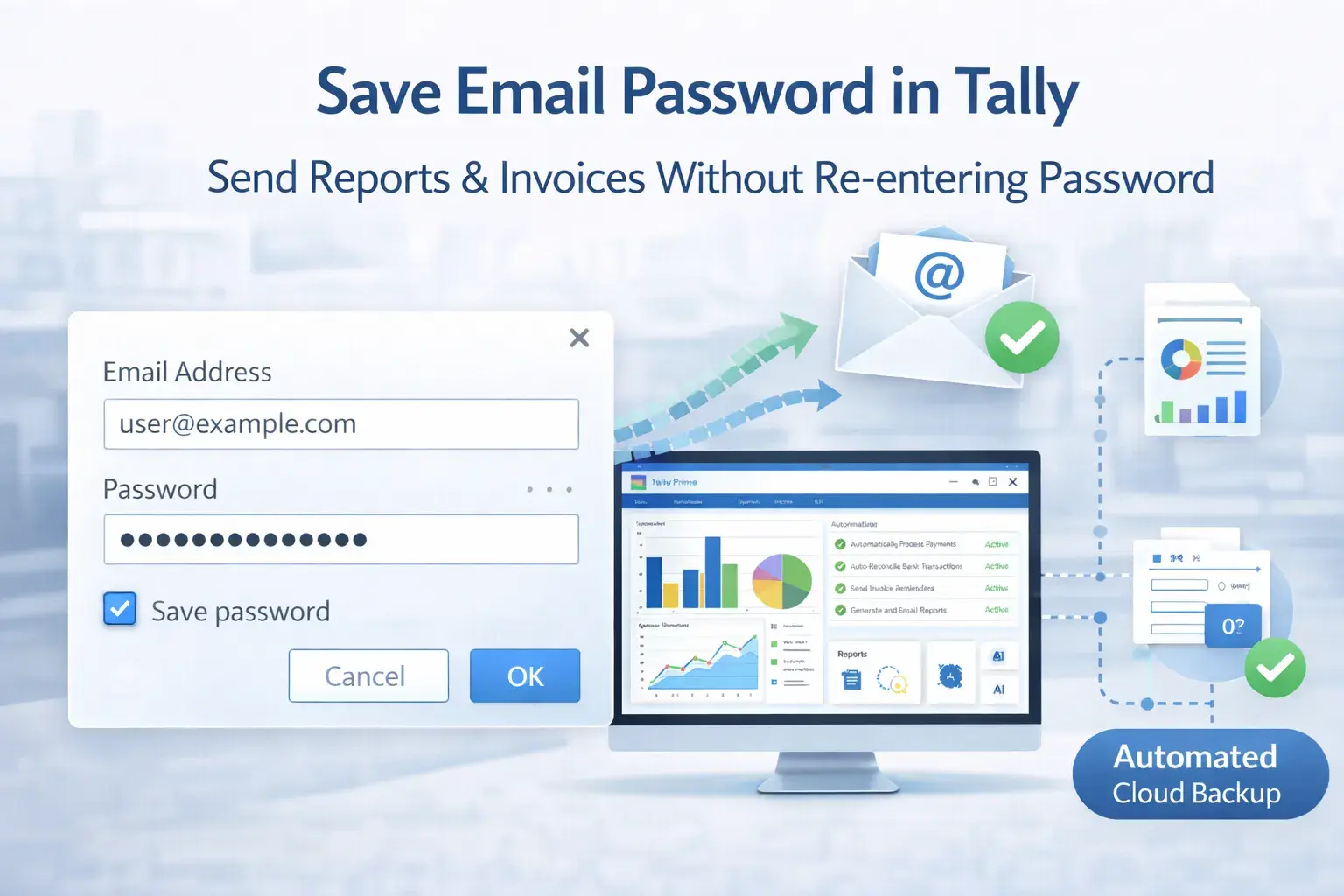 Save / Store Password for Email – Tally Add‑on