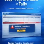 Enable Negative Cash Control