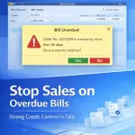 Enable Control on Credit Overdue Bills