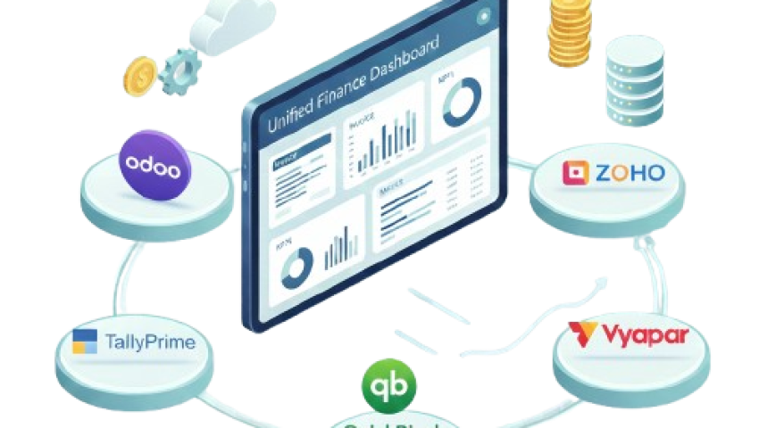 Seamless Integration with Tally, Zoho, Oracle & SAP